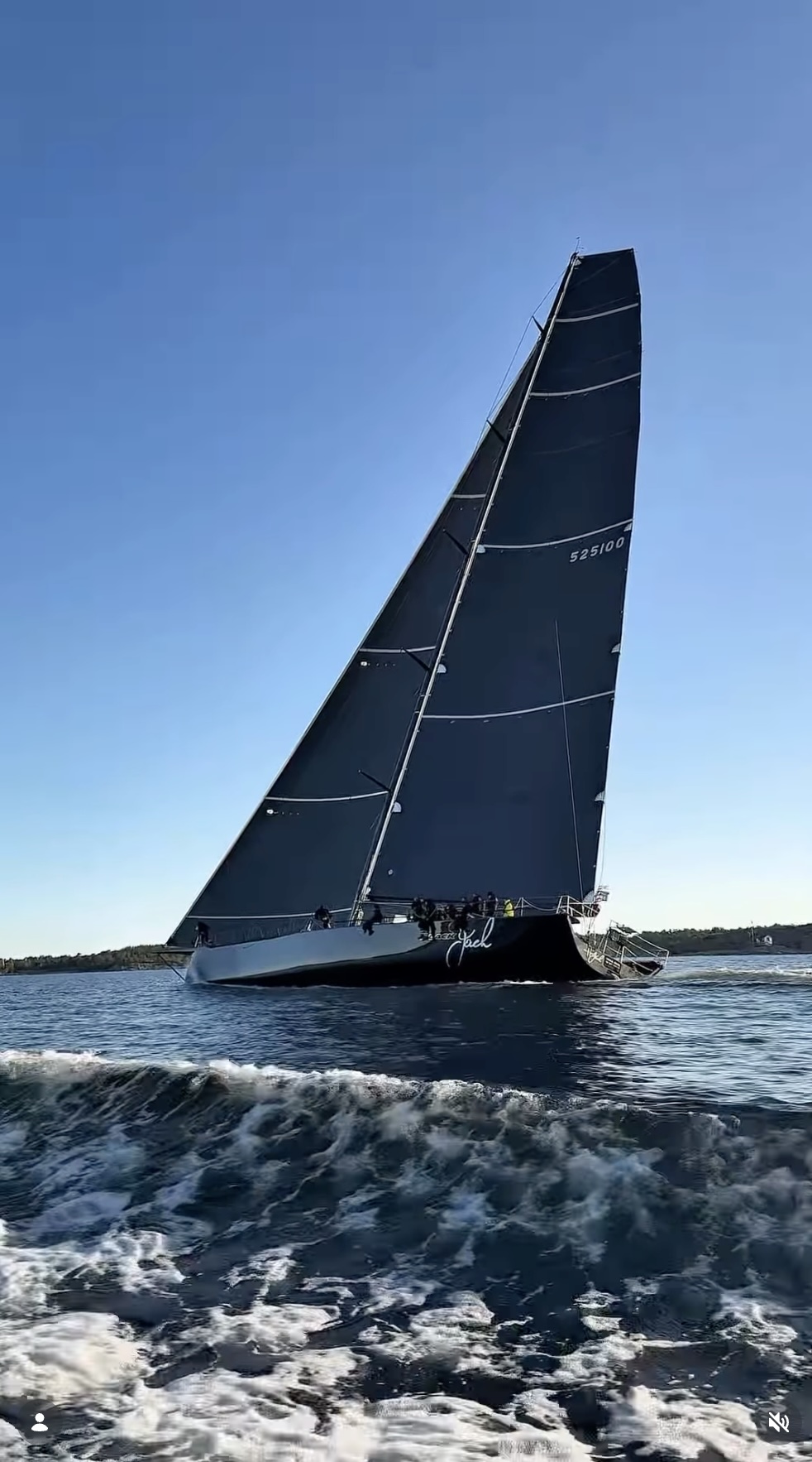 Black Jack 100 taking line honours at Gotland Runt