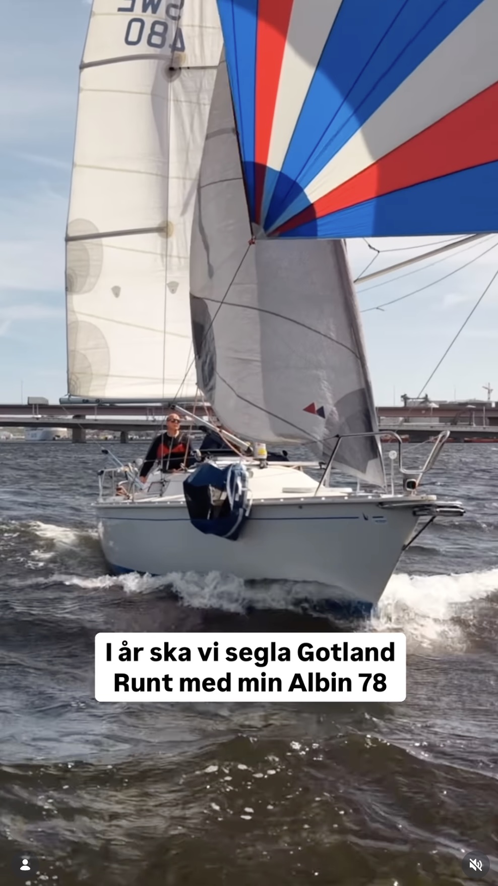 Skippo follows the dream of sailing Gotland Runt in an Albin 78